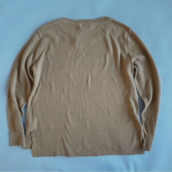 Sigrid Olsen Linen Blend Lightweight Sweater Top Women’s Size Medium - Picture 2 of 8